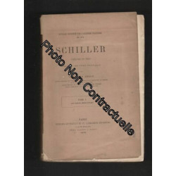 Schiller. Théâtre en vers traduit en vers français par Théodore...