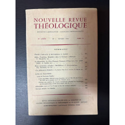 Nouvelle revue théologique 88e année n°2 tome 78