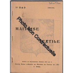 Trimestriel MAITRISE TEXTILE [No 8 et 9 de 1949] - Bulletin de...