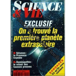 SCIENCE ET VIE [No 929] du 01/02/1995 - ON A TROUVE LA 1ERE...