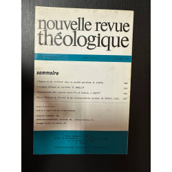 Nouvelle revue théologique 108e annee n°5 tome 98