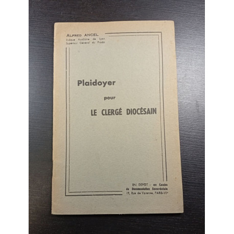 Plaidoyer pour le Clergé Diocésain