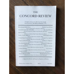 THE CONCORD REVIEW - . THE History of Rasselas 1759 VOL. Four