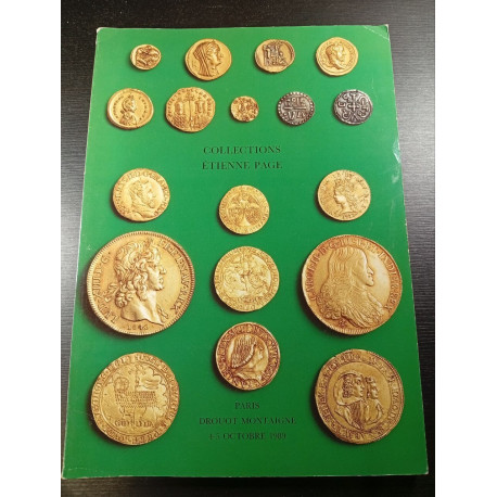 Numismatique - Paris drouot montaigne 4 5 octobre 1989