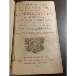 Sacrorvm Bibliorvm Vulgatae Editionis Concordantia