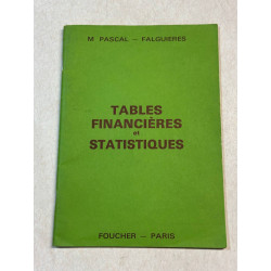Tables financières et statistiques
