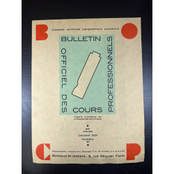 Bulletin Officiel des Cours Professionnels n° 81