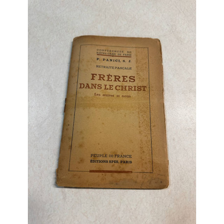 Frères dans le christ les autres et nous