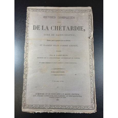 Oeuvres complètes de la Chétardie Tome Deuxième