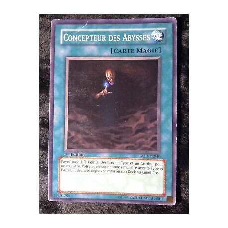 Concepteur des Abysses SOD-FR040 Yu-Gi-Oh