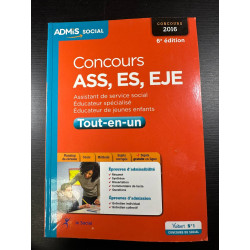 Concours ASS ES EJE - Tout-en-un: Assistant de service social...