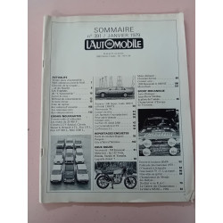 Revue L'automobile Magazine N° 391