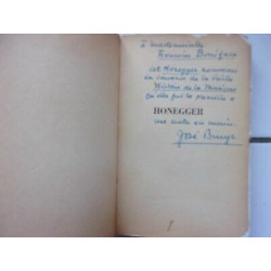 ARTHUR HONEGGER ET SON OEUVRE dédicacé