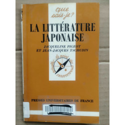 j pigeot jean jacques Tschudin La littérature japonaise Que sais je