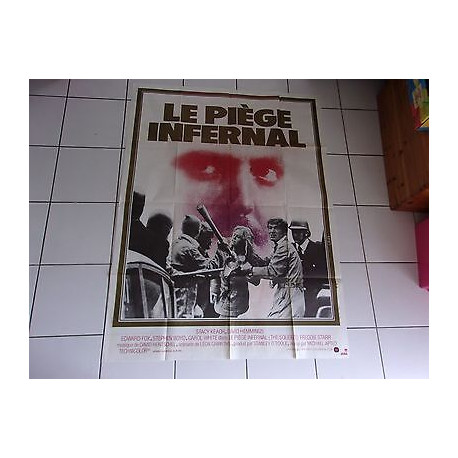 affiche originale 120 x 160 film LE PIEGE INFERNAL de Michael Apted