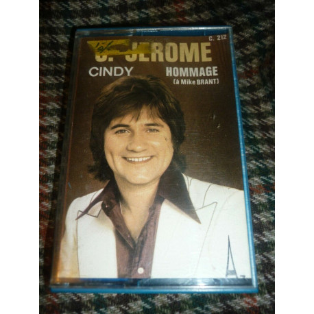 C. Jerome Cindy hommage à Mike Brant Cassette Audio-K7 Az C.212