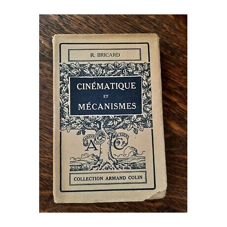 r Bricard Cinématique et Mécanismes Armand colin