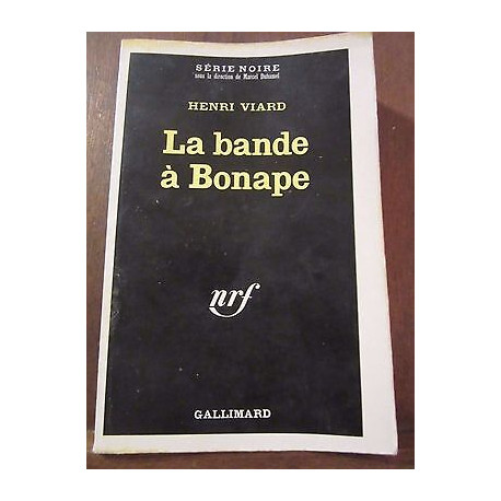 La Bande à bonap Gallimard Série Noire n1252