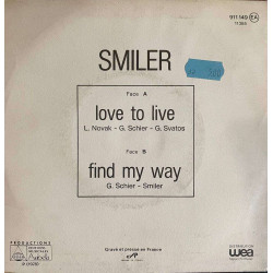 Smiler LOVE TO LIVE FIND MY WAY