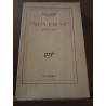 Paul valéry mon faust ébauches Gallimard