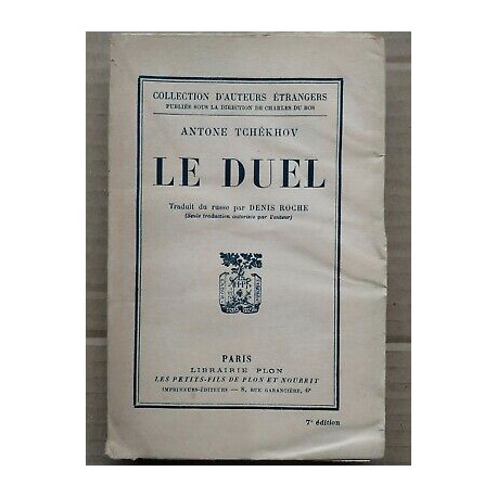 Le Duel Librairie plon