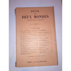 Revue des deux mondes 1 Avril 1934