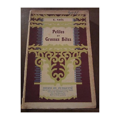 Petites et Grosses bêtes Office de Publicité