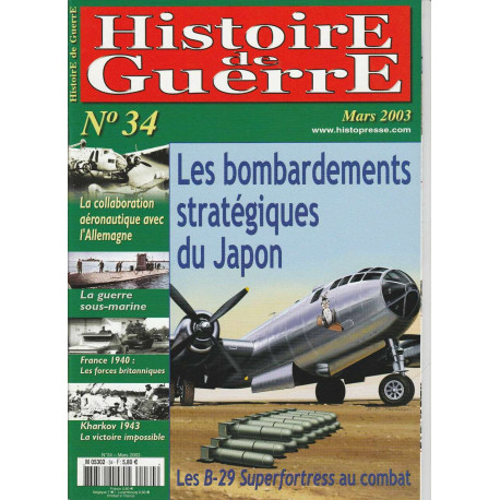 Histoire de Guerre n 34 Mars 2003 Les bombardements stratégiques...