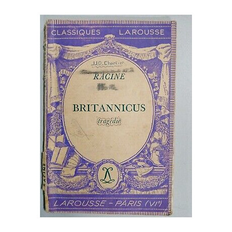 Racine Britannicus Classiques larousse