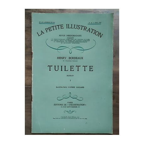 La Petite illustration Nº 478 Roman n214 3 Mai 1930