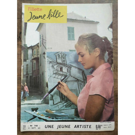 Fillette jeune fille n740 22 Septembre 1960