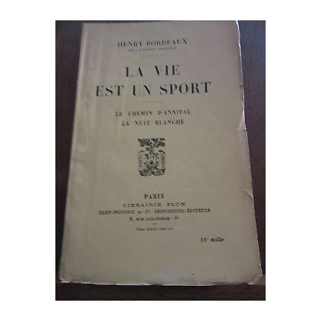la vie est un sport le chemin d'annibal la nuit blanche