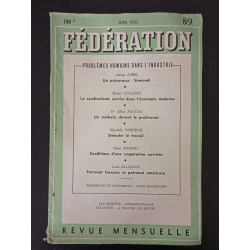 Fédération N.89 - Juin 1952
