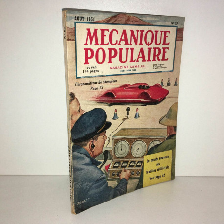 Revue Magazine MECANIQUE POPULAIRE n 63 de aout 1951 Chronométreur