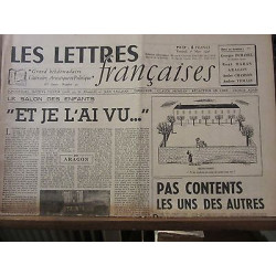Les Lettres Françaises n97 1er mars 1946 paulhan peynet effel aragon