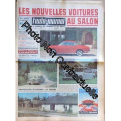 AUTO JOURNAL (L') [No 307] du 20/09/1962 - LES NOUVELLES VOITURES...
