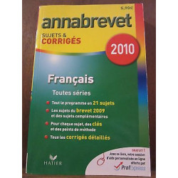 annabrevet sujets corrigés Français toutes séries