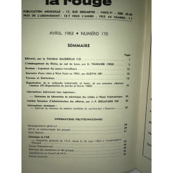 Revue LA JAUNE ET LA ROUGE n 170 de 1963 Ecole Polytechnique X