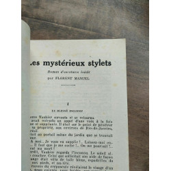 Mon Roman d'aventures Les mystérieux stylets - Florent manuel