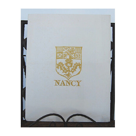 Ville de NANCY Lot de 4 planches couleurs sous chemise par Ch....