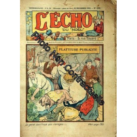 ECHO DU NOEL [No 1214] du 10/12/1933 - FLATTEUSE PUBLICITE