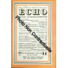 Echo Revue Internationale N° 14 Du 01/10/1947 - La Crise De... Echo Revue Internationale N° 14 Du 01/10/1947 - La Crise De...