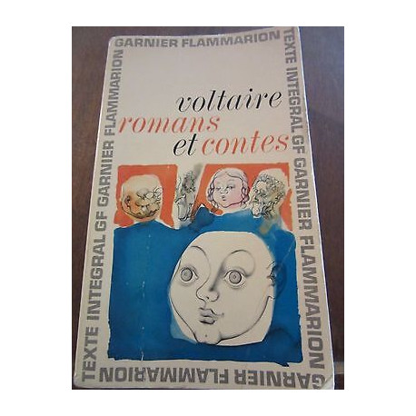 voltaire Romans et contes garnier flammarion
