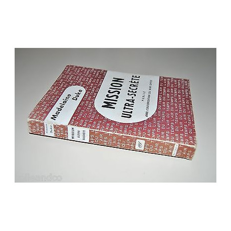 Madeleine Duke MISSION ultra secrete Gallimard L'AIR DU TEMPS