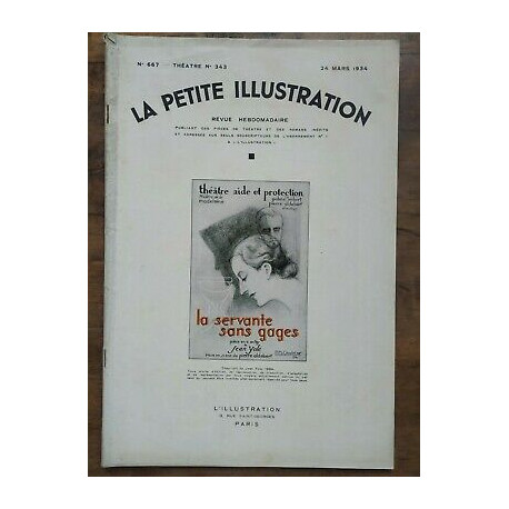 La Petite illustration n667 Théatre Nº343 24 Mars 1934