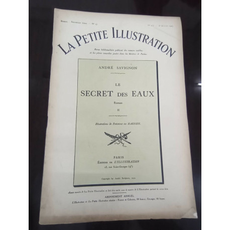 La petite Illustration N° 155. Le secret des eaux II