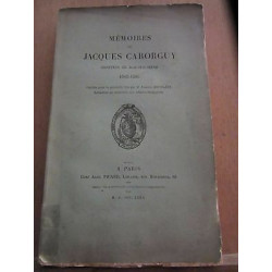 Mémoires de Jacques carorguy greffier de bar sur 1582 1595 picard
