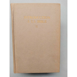 Introduction à la bible Tome II Desclée cie
