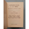 Introduction à la bible Tome II Desclée cie