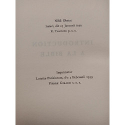 Introduction à la bible Tome II Desclée cie